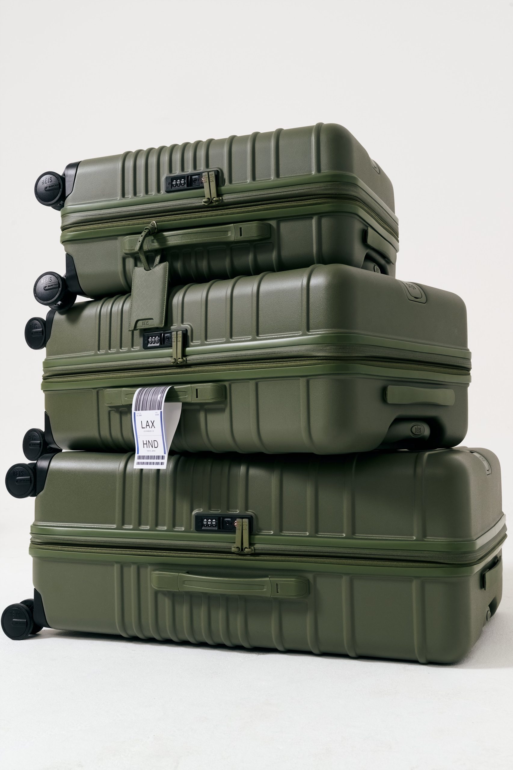 The Medium Check-In Roller in Olive - Image 4