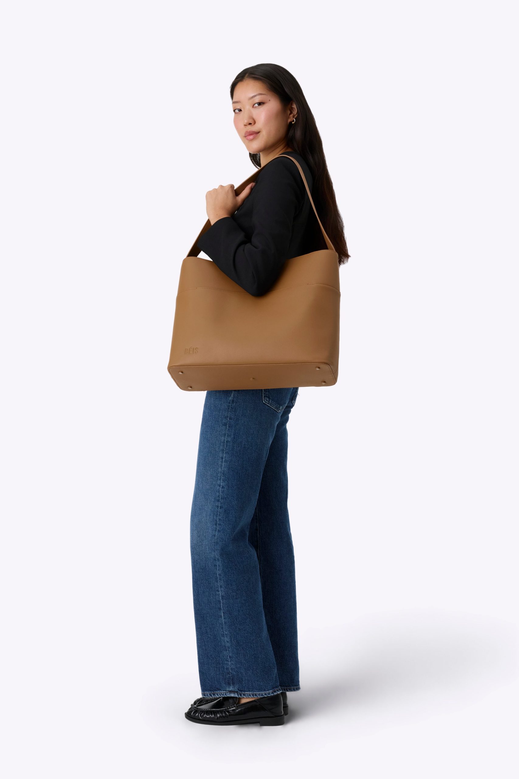 The Diaper Tote in Camel - Image 4
