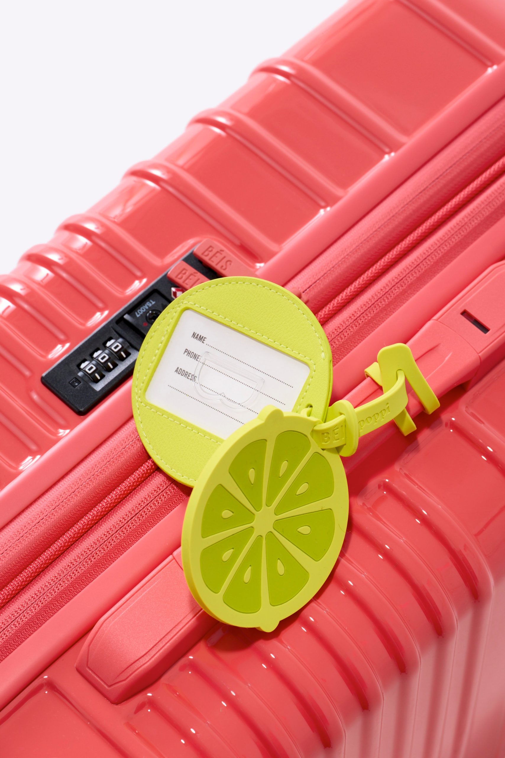 BÉIS x poppi The Luggage Tag in Lime - Image 2