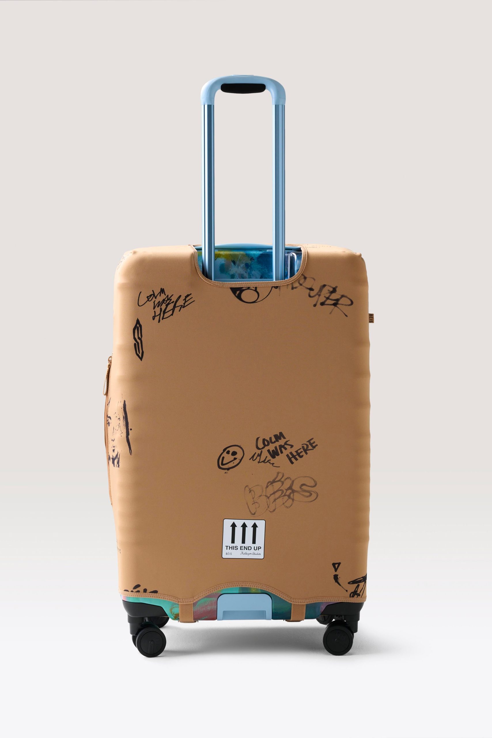 BÉIS x KidSuper The Hybrid Check-In Luggage Cover in Cargo - Image 4