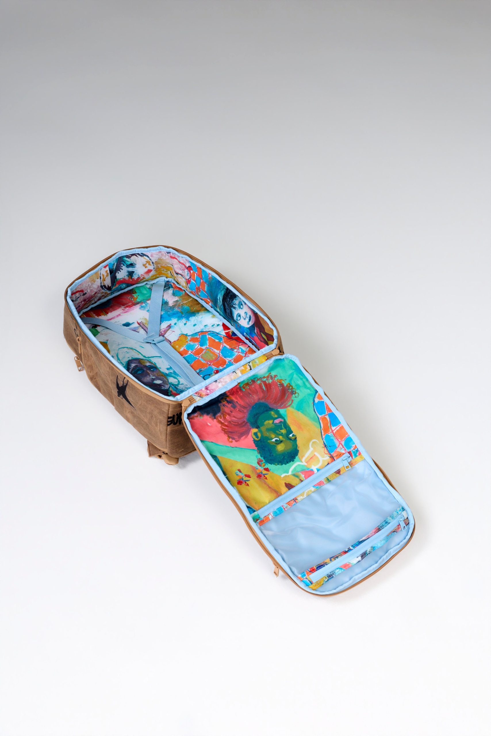 BÉIS x KidSuper The Pro Travel Backpack in Cargo - Image 4