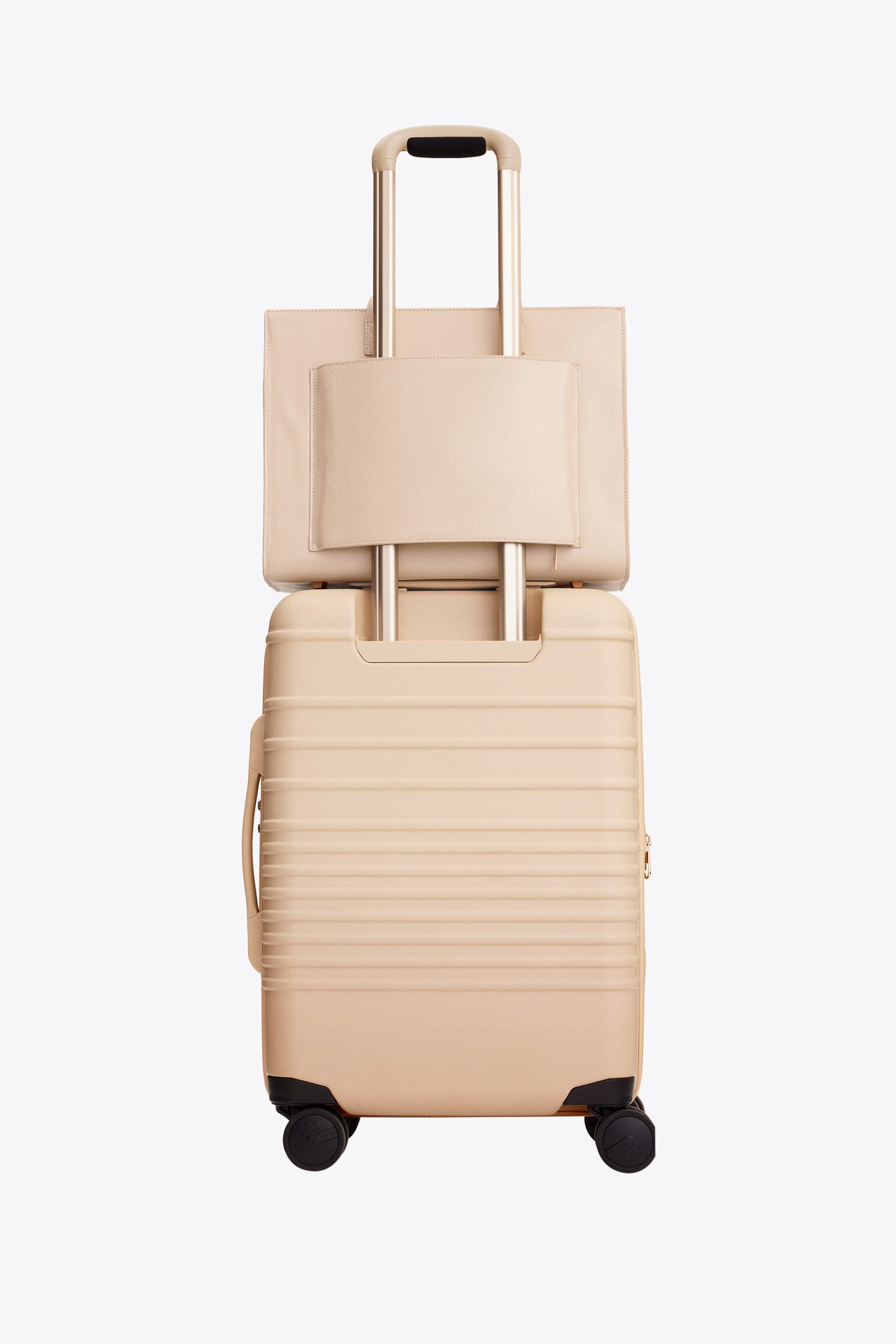 The Work Tote in Beige - Image 14