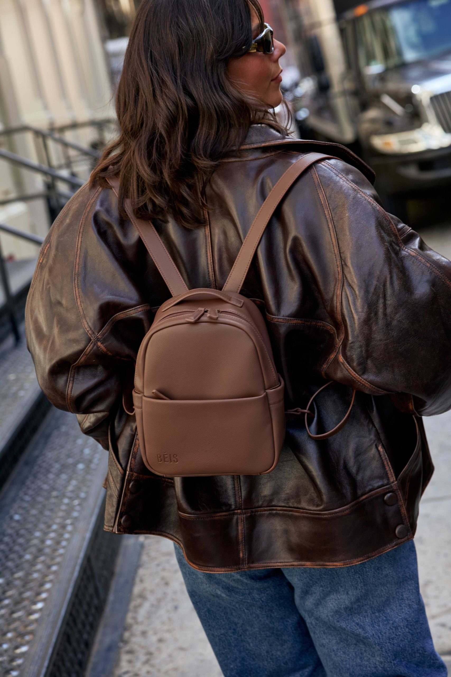 The Essential Mini Backpack in Maple - Image 2