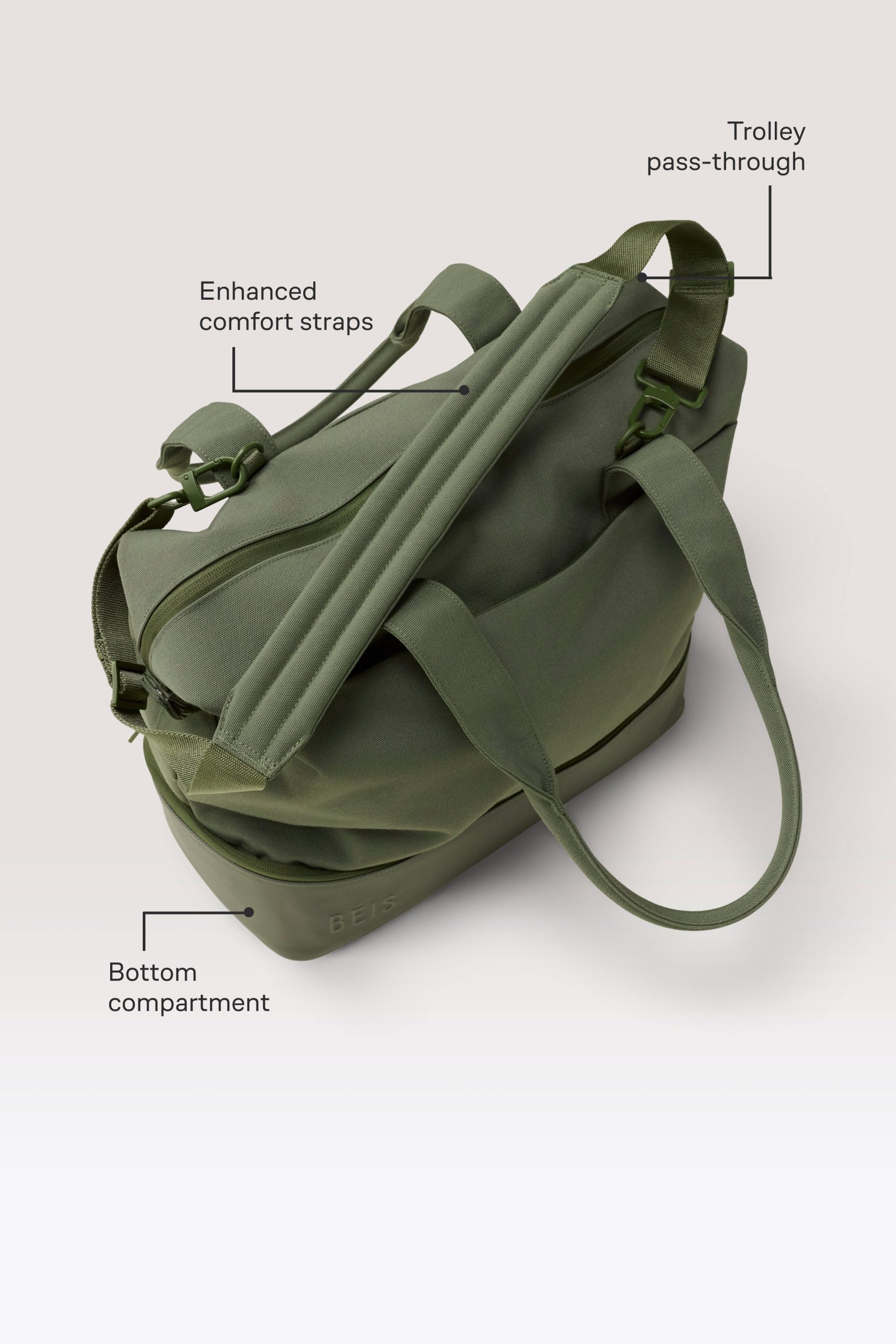 The Mini Weekender in Olive - Image 2