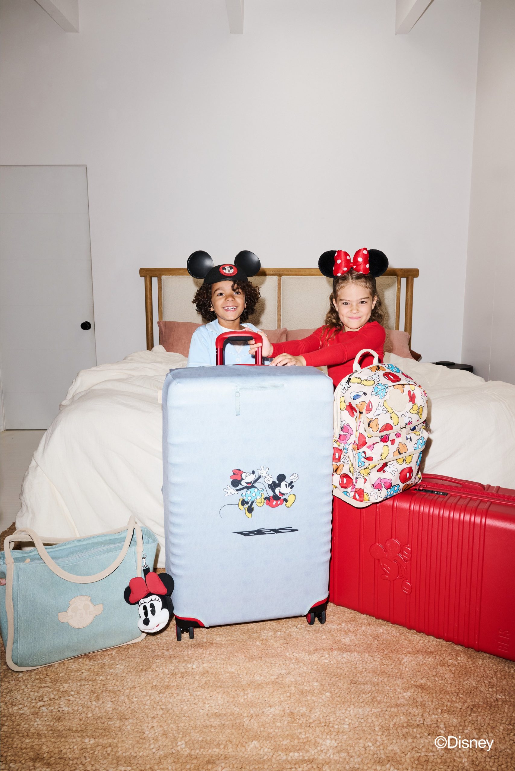 The Disney Large Check-In Luggage Cover in Blue Jeans - Image 2
